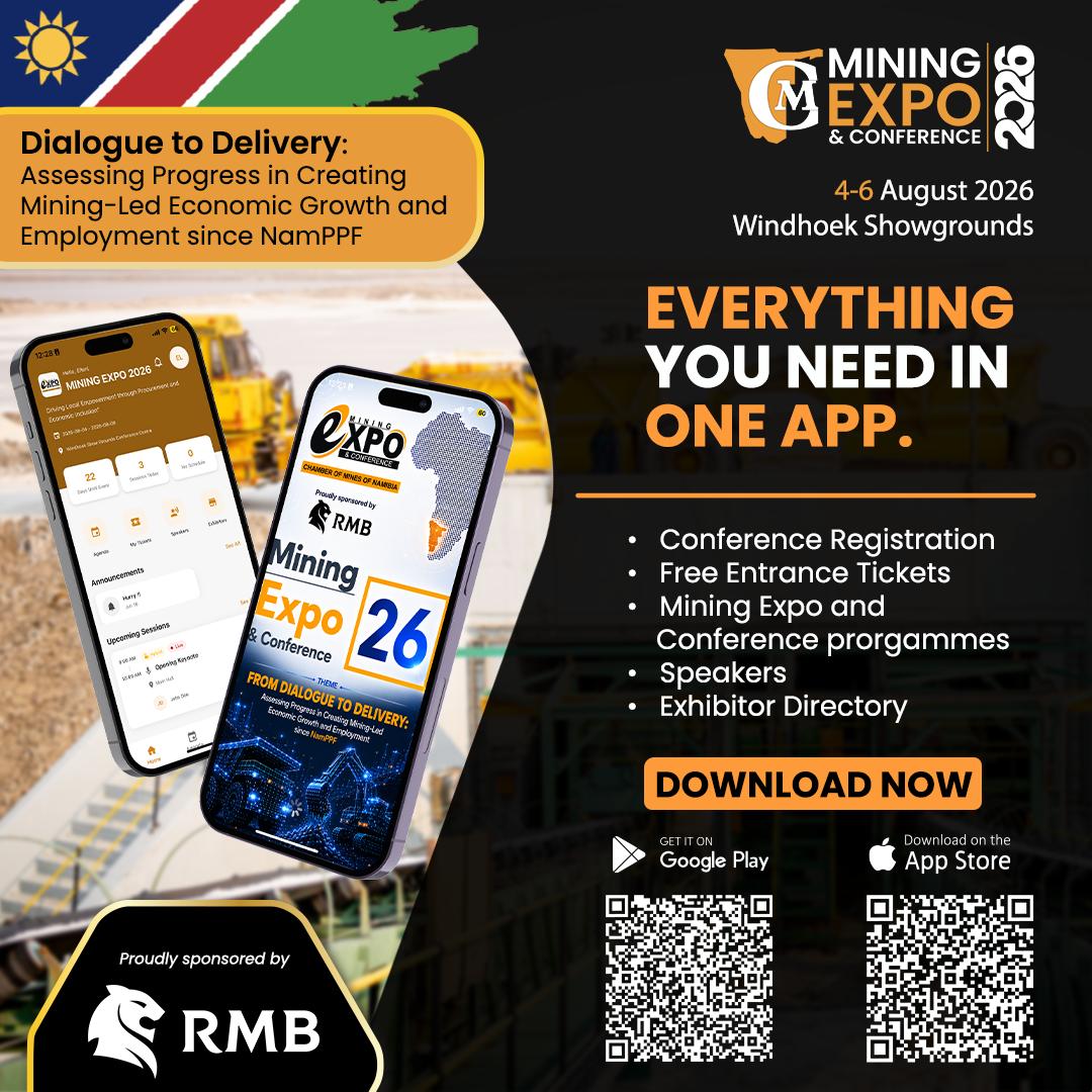 Everything you need in one app — Mining Expo & Conference 2026, 4-6 August 2026, Windhoek Showgrounds